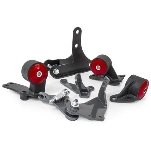 88-91 CIVIC/CRX CONVERSION ENGINE MOUNT KIT (D-Series 92+ Engines/Cable 2 Hydro/Manual) - Mounts