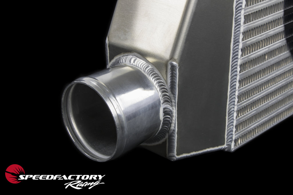 SpeedFactory Racing HP Front Mount Intercooler Upgrade for 1993-1998 MKIV Toyota Supra Turbo  - 3" Inlet / 3" Outlet (850HP-1000HP+)