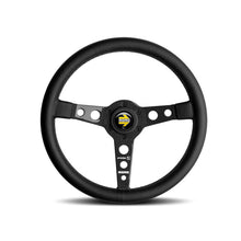 Load image into Gallery viewer, Momo Prototipo 6C Steering Wheel 350 mm - Black Leather/Gry St/Cbn Fbr Spoke