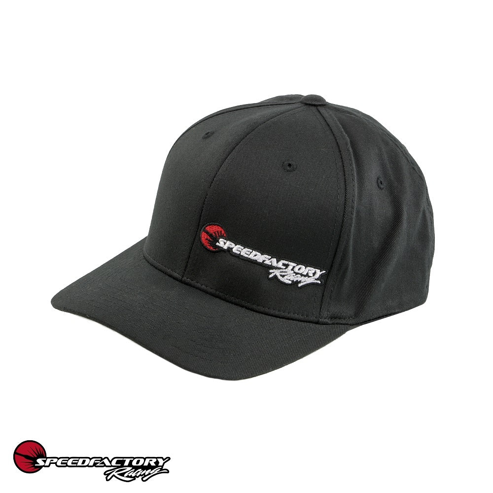 SpeedFactory Racing Logo Flex Fit Hat - Curved or Flat Bill