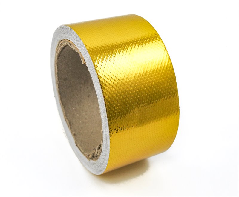 Gold Reflective Polyamide Heat Tape PRL Motorsports PRL-HEAT-102