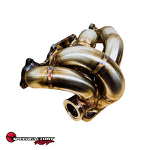 Load image into Gallery viewer, SpeedFactory Racing H-Series &amp; H2B Bottom Mount Turbo Manifold