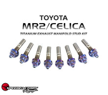 Load image into Gallery viewer, SpeedFactory Racing Toyota MR2 / Celica Titanium Exhaust Manifold Stud Kit