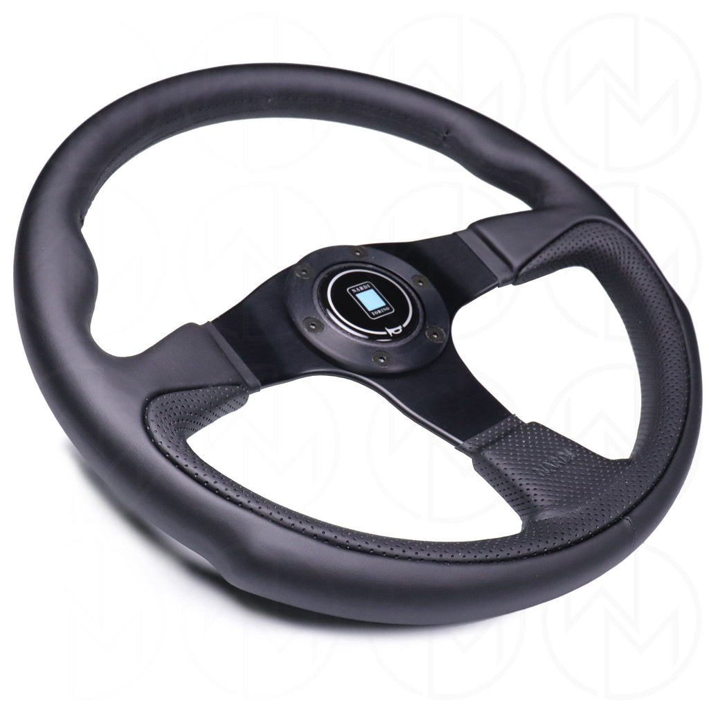Nardi Challenge Steering Wheel - 350mm Combo Leather w/Black Stitch