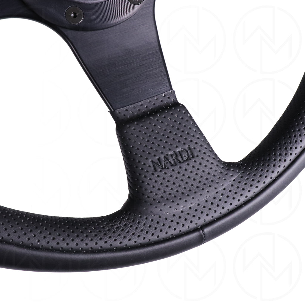 Nardi Challenge Steering Wheel - 350mm Combo Leather w/Black Stitch