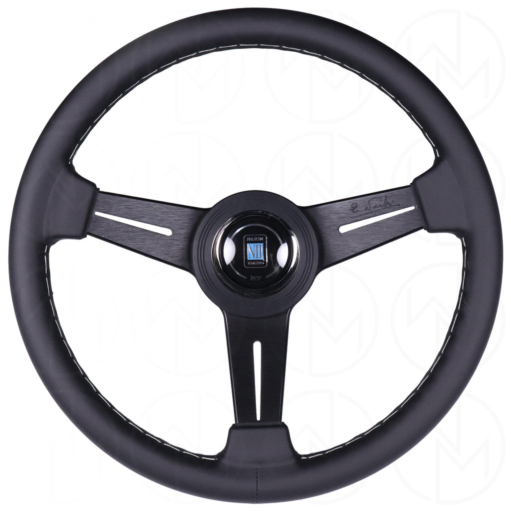 Nardi Classic Steering Wheel - 330mm Leather w/Black Spoke & Ring