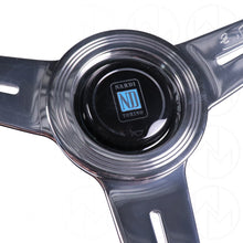 Load image into Gallery viewer, Nardi Classic Steering Wheel - 360mm Leather w/Polished Spokes &amp; Ring and Grey Stitch
