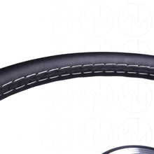Load image into Gallery viewer, Nardi Classic Steering Wheel - 360mm Leather w/Polished Spokes &amp; Ring and Grey Stitch