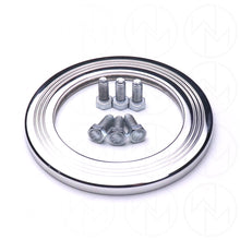 Load image into Gallery viewer, Nardi Classic Steering Wheel - 360mm Leather w/Polished Spokes &amp; Ring and Grey Stitch