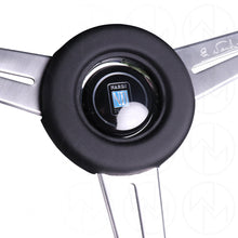 Load image into Gallery viewer, Nardi Classic Steering Wheel - 365mm Leather w/Satin Spoke &amp; Leather Ring and Black Stitch