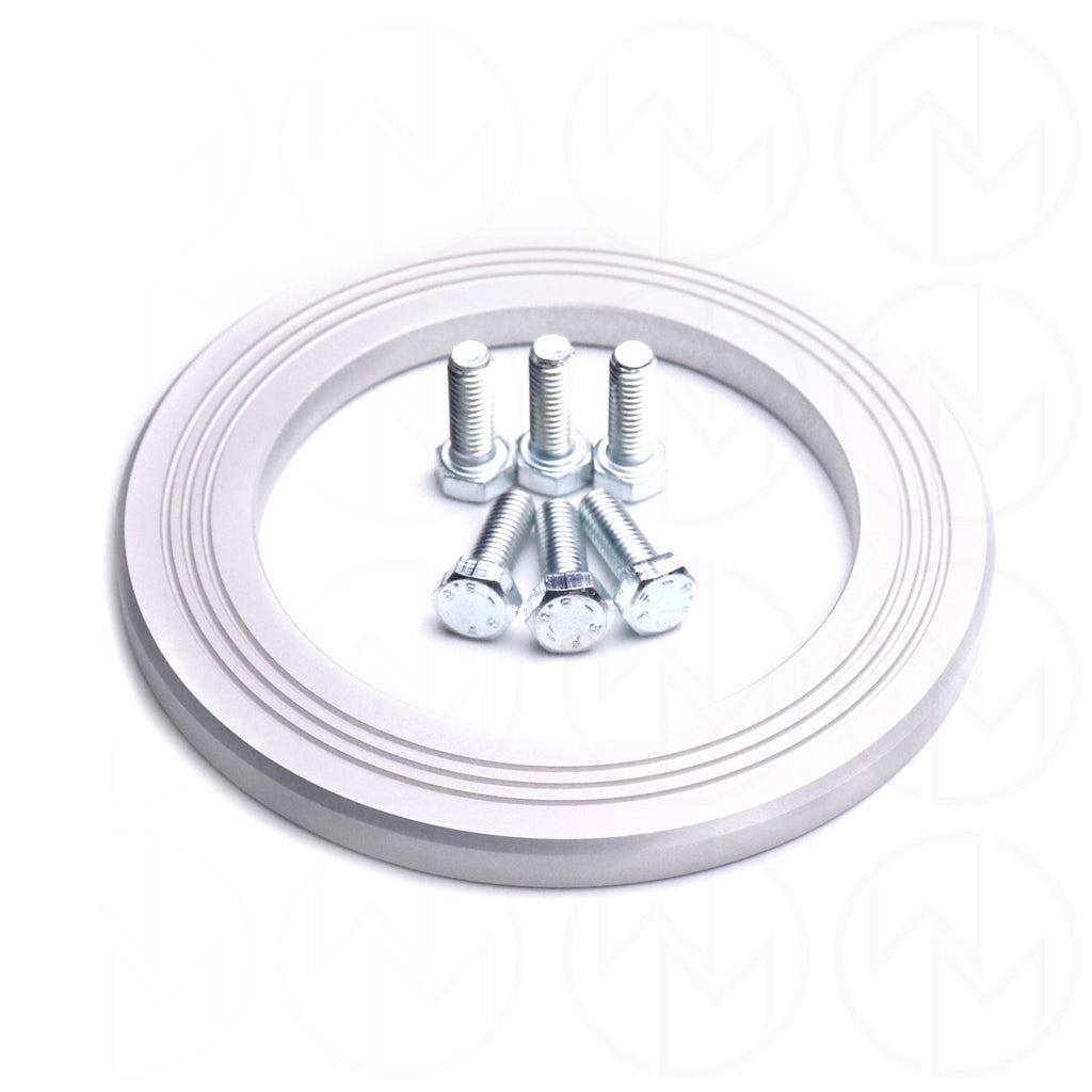 Nardi Classic Steering Wheel - 330mm Leather w/Silver Spoke & Ring and Grey Stitch