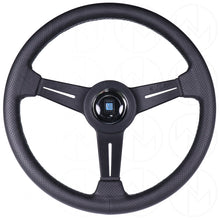 Load image into Gallery viewer, Nardi Classic Steering Wheel - 340mm Perforated Leather w/Black Spoke &amp; Ring and Grey Stitch