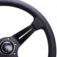 Load image into Gallery viewer, Nardi Sport Rally Deep Corn Steering Wheel - 350mm Perforated Leather w/Black Stitch