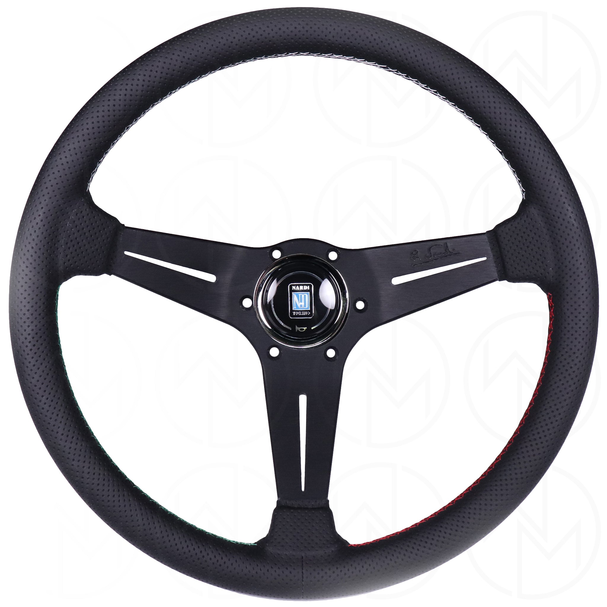 Nardi Sport Rally Deep Corn Sectors Steering Wheel - 350mm