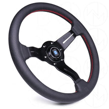 Load image into Gallery viewer, Nardi Sport Rally Deep Corn Steering Wheel - 330mm Perforated Leather w/Red Stitch