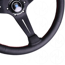 Load image into Gallery viewer, Nardi Sport Rally Deep Corn Steering Wheel - 350mm Perforated Leather w/Red Stitch