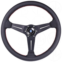 Load image into Gallery viewer, Nardi Sport Rally Deep Corn Steering Wheel - 350mm Perforated Leather w/Red Stitch