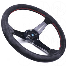 Load image into Gallery viewer, Nardi Sport Rally Deep Corn Steering Wheel - 350mm Suede w/Red Stitch