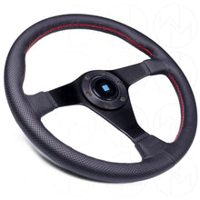 Load image into Gallery viewer, Nardi Gara Steering Wheel - 350mm Perforated Leather w/Red Stitch