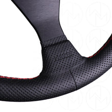Load image into Gallery viewer, Nardi Gara Steering Wheel - 350mm Perforated Leather w/Red Stitch