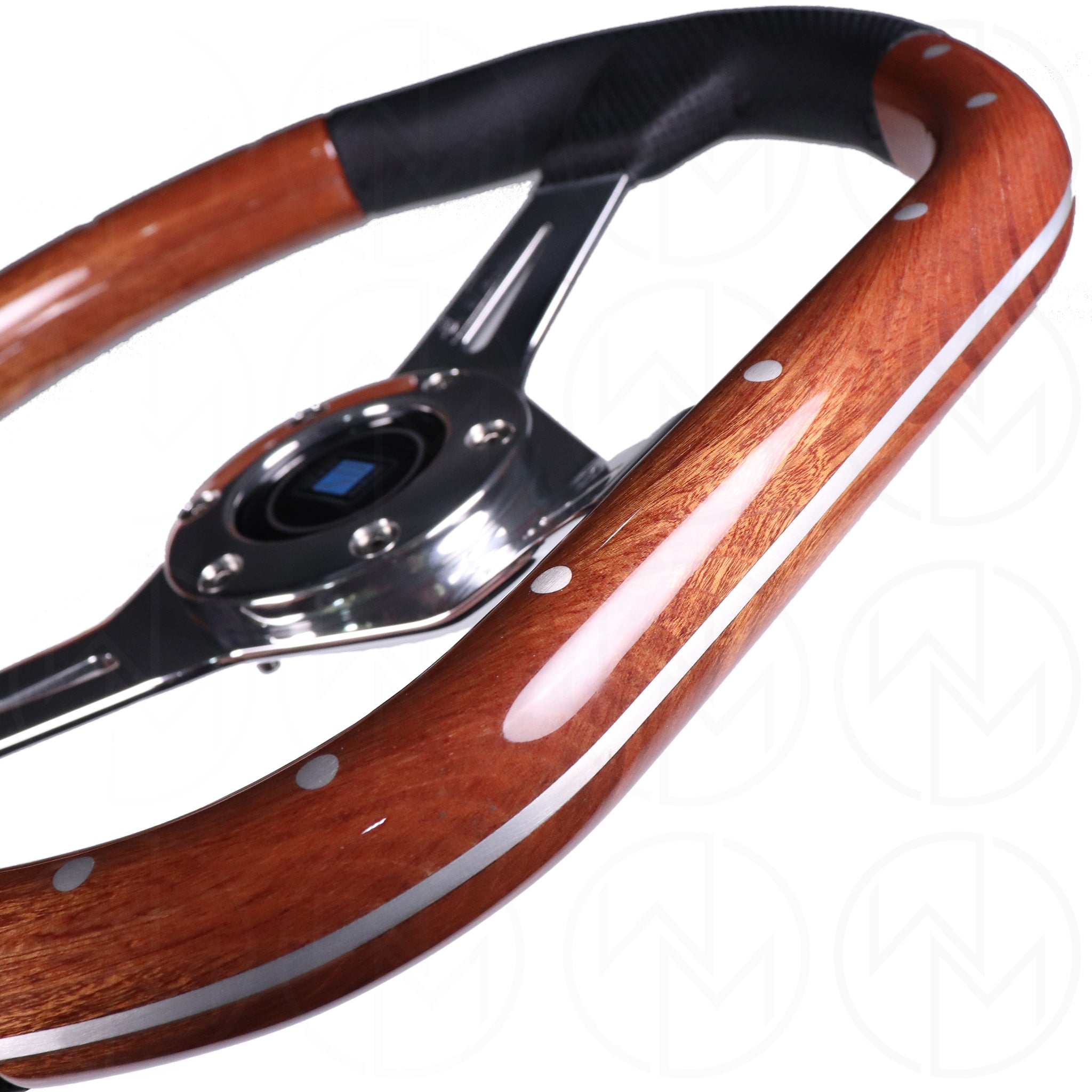 Nardi Kallista Wood Steering Wheel 350mm Combo Wood & Leather w