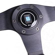 Load image into Gallery viewer, Nardi Leader Steering Wheel - 350mm Combo Black &amp; Red Leather w/Black Stitch