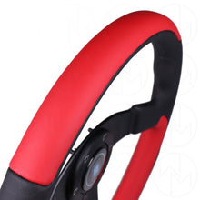 Load image into Gallery viewer, Nardi Leader Steering Wheel - 350mm Combo Black &amp; Red Leather w/Black Stitch