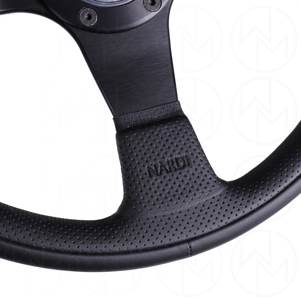 Nardi Twin Line Steering Wheel - 350mm Combo Leather