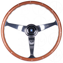 Load image into Gallery viewer, Nardi Classic Anni &#39;50 Wood Steering Wheel - 390mm Polished Spokes