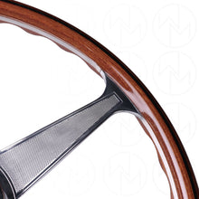 Load image into Gallery viewer, Nardi Classic Anni &#39;60 Wood Steering Wheel - 390mm Polished Grip Spokes
