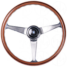 Load image into Gallery viewer, Nardi Classic Anni &#39;60 Wood Steering Wheel - 390mm Polished Grip Spokes