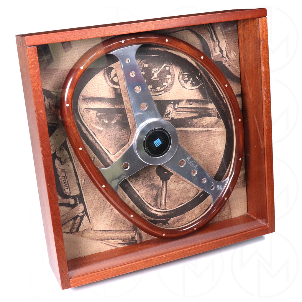 Nardi Bisiluro Limited Edition Collection Wood Steering Wheel w/Display Case