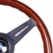 Load image into Gallery viewer, Nardi Classic Wood Steering Wheel - 340mm Black Spokes