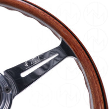 Load image into Gallery viewer, Nardi Classic Wood Steering Wheel - 360mm Polished Spokes w/ Ring Screws
