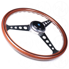 Load image into Gallery viewer, Nardi Classic Anni &#39;60 Wood Steering Wheel - 360mm Polished Spokes w/Round Holes