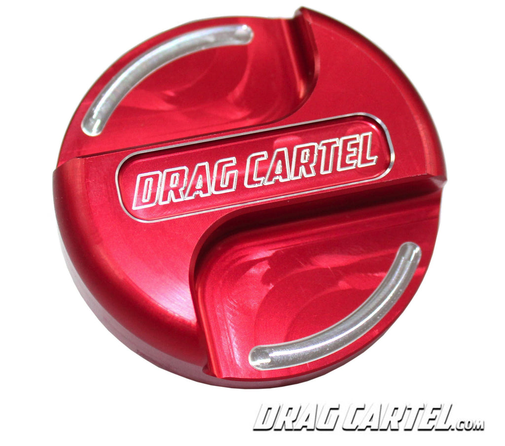 DRAG CARTEL K-SERIES BILLET OIL CAP red