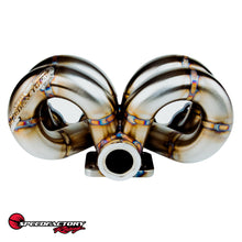 Load image into Gallery viewer, SpeedFactory Racing Stainless Steel Ramhorn Turbo Manifold