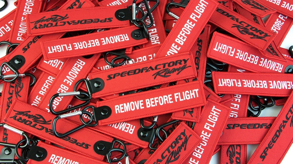 SpeedFactory Racing "Flight" Keychains (Red)