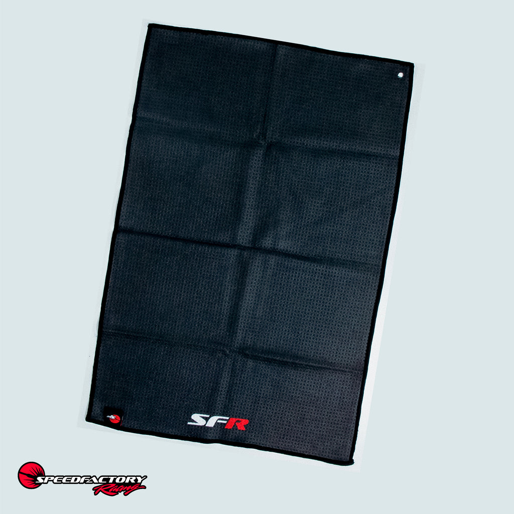 SpeedFactory Racing SFR Microfiber Rally Towel - Black