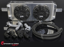 Load image into Gallery viewer, SpeedFactory Racing B-Series Tucked Radiator Complete Kit -16an Hose, Fittings, Fill Neck and Thermostat Housing