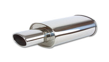 Load image into Gallery viewer, Vibrant STREETPOWER Oval Muffler w/ 4.5&quot; x 3&quot; Oval Angle Cut Tip (2.5&quot; inlet)