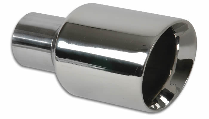 Vibrant Stainless Steel  Round Exhaust Tips